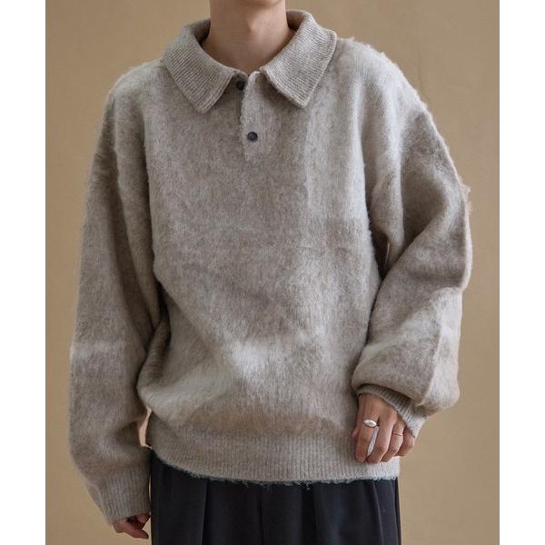 「epnok」 長袖ニット SMALL ベージュ メンズ