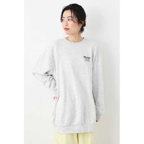 「RODEO CROWNS WIDE BOWL」 スウェットカットソー FREE グレー×ホワイト レディース