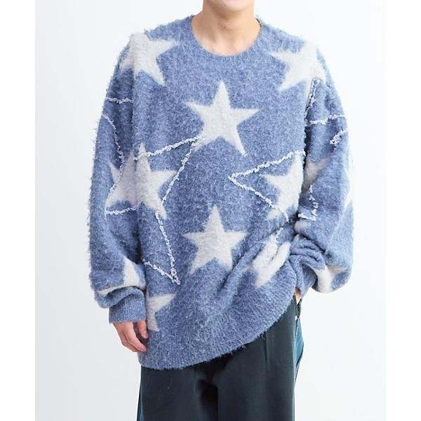 「CONVERSE TOKYO」 長袖ニット SMALL ブルー レディース