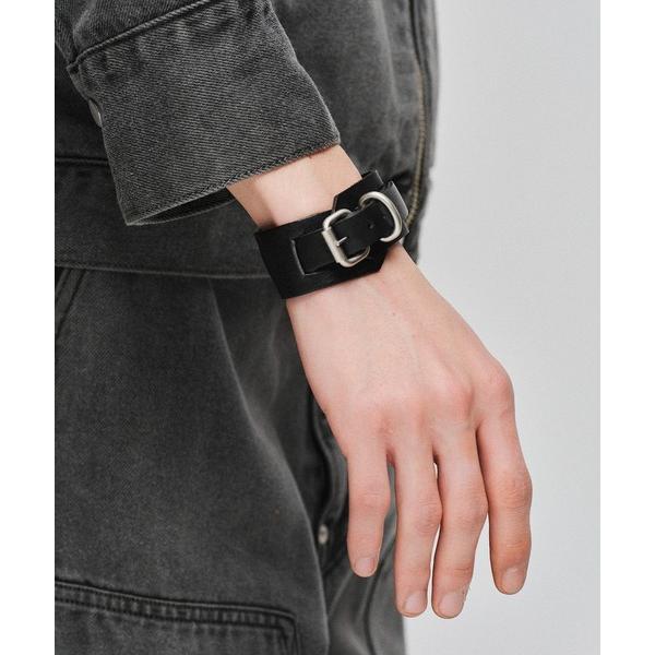ブレスレット NL × JIEDA THIN LEATHER BRACELET メンズ レディース