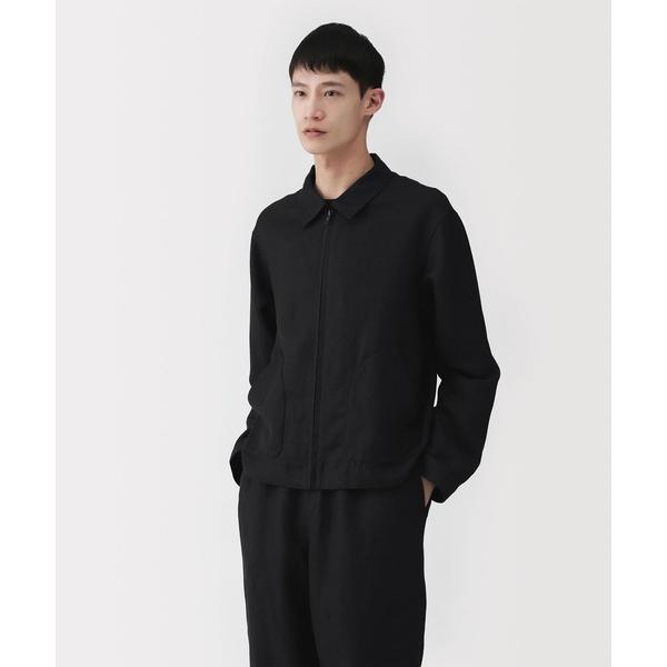 シャツ 「MUJI Labo」紳士 リネンリヨセル ジップアップワークシャツ メンズ レディース