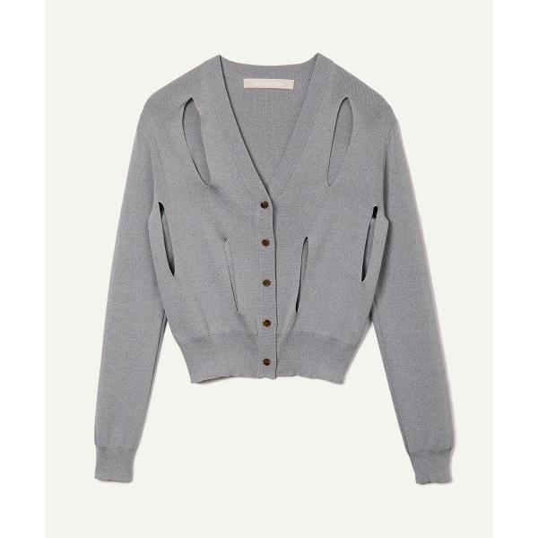 カーディガン 「leinwande」26SS新作 Ribbon Tie Dry-touch Cardigan レディース