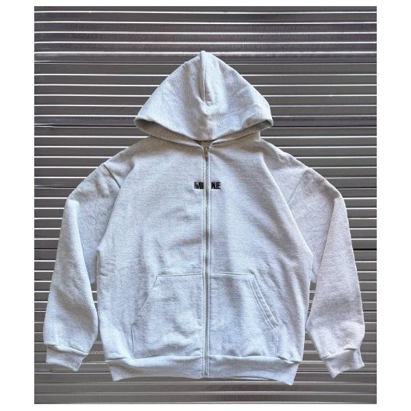 パーカー 「MINE」マイン Embroidery Zip Up Hoodie メンズ