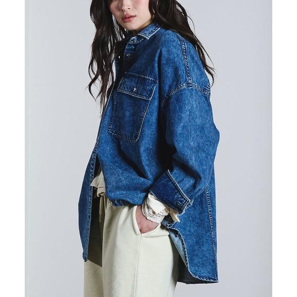 ブラウス シャツ BIG DENIM SHIRT レディース