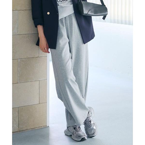 ワイドパンツ スウェットパンツ ジャージ 「ストレッチ」エブ楽 スウェットワイドパンツ「CROSS FUNCTION/クロスファンクション」
