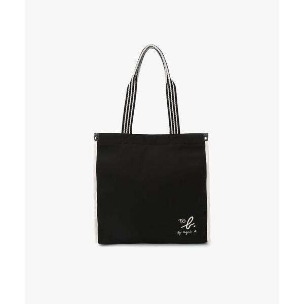 トートバッグ WEBスペシャル ロゴ コットン スクエア トートバッグ レディース