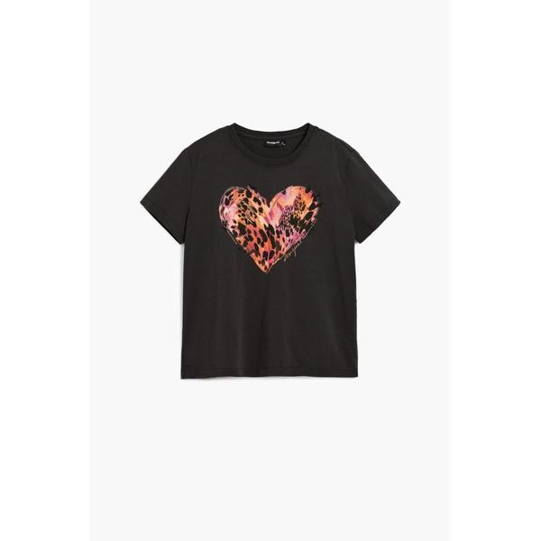 tシャツ 半袖 ハートタイガーTシャツ レディース