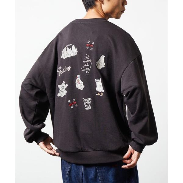 「FREAK'S STORE」 スウェットカットソー LARGE チャコールグレー メンズ