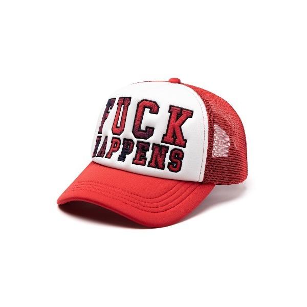 メッシュキャップ キャップ 帽子 メンズ メッシュキャップ｜Fuck Happens Mesh Cap｜WOKE EDGE メンズ レディース