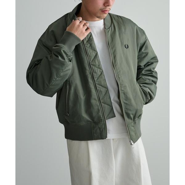 フレッドペリー ブルゾン アウター 「FRED PERRY」QUILTED TENNIS BOMBER JACKET MA-1 J3318/キルテッド テニス ボンバー ジャケット メンズ レディース
