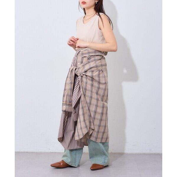 スカート 「etsinta」2wayシャツスカート