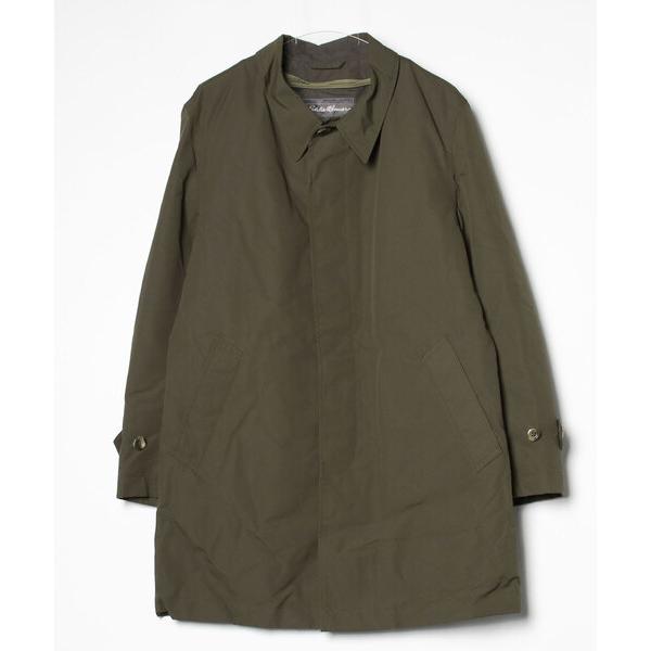 「Eddie Bauer」 ステンカラーコート M グリーン メンズ