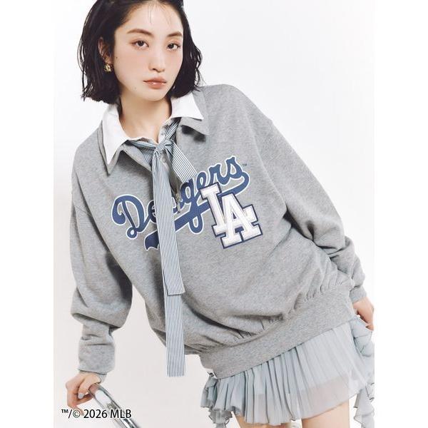 トレーナー スウェット 「MLB」Sustainableハーフジップスウェット レディース