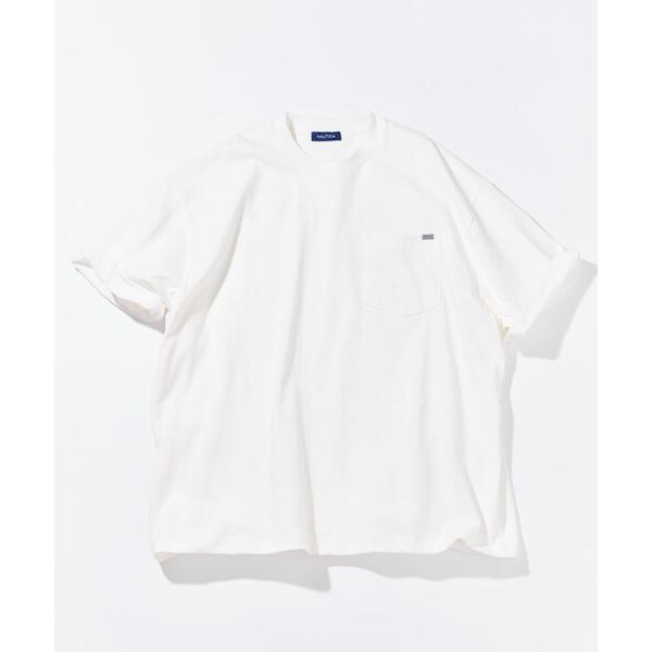 tシャツ NAUTICA/ノーティカ ビッグシルエット ヒドゥンロゴ ショートスリーブ ポケットTシャツ メンズ