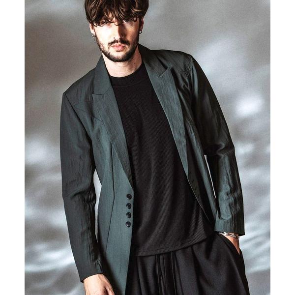 ジャケット テーラードジャケット 「NO ID.」Multi Seam 4B Long Jacket / マルチシーム4Bロングジャケット メンズ