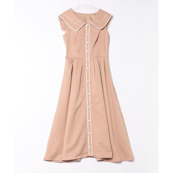 「dazzlin」 ノースリーブワンピース SMALL モカ レディース