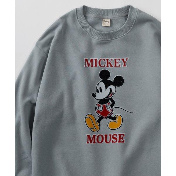 「Disney」 スウェットカットソー L ブルー レディース