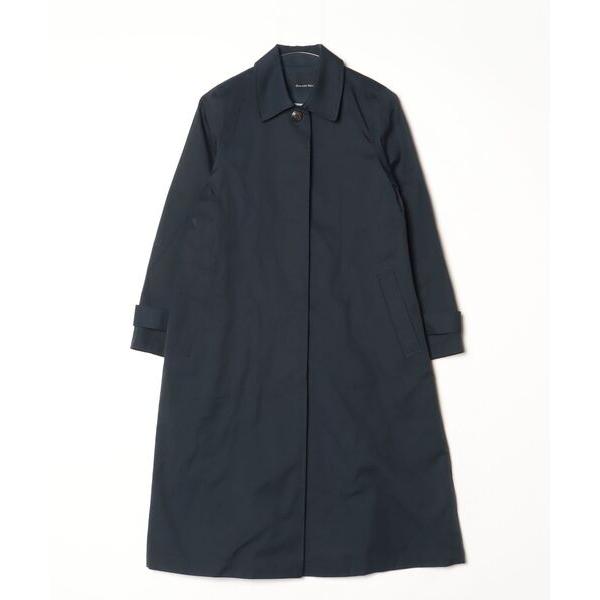 「green label relaxing」 ステンカラーコート 38 ネイビー レディース