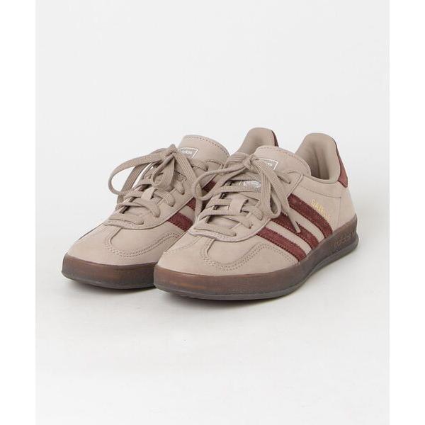 「adidas」 ローカットスニーカー 24.5cm ベージュ メンズ