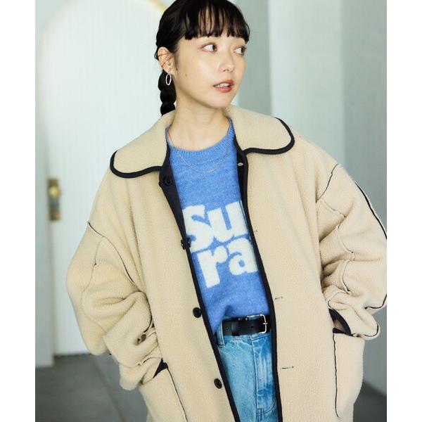 「FREAK'S STORE」 ステンカラーコート フリ- ベージュ レディース