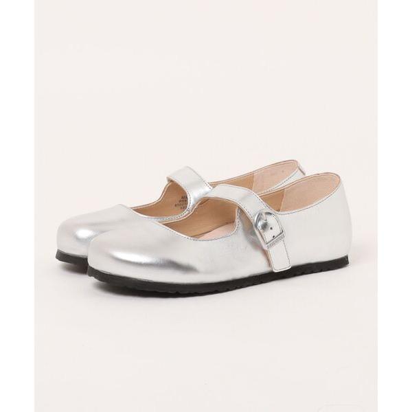 バレエシューズ パンプス ビルケンシュトック 1030679 Santa Clarita LENA Silver「Narrow」 サンタクラリタ ヌバックブラック ナロー幅
