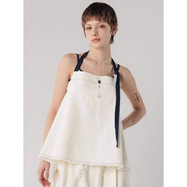TWILL APRON TOP レディース