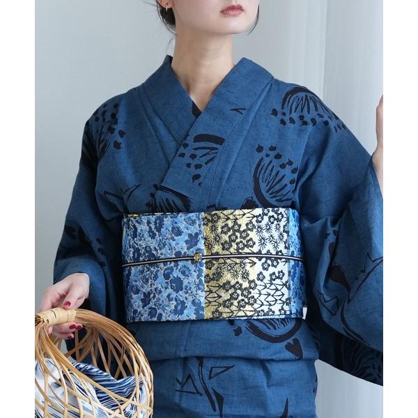 帯単品 小袋帯 ニコアンティーク シークレットガーデン レディース