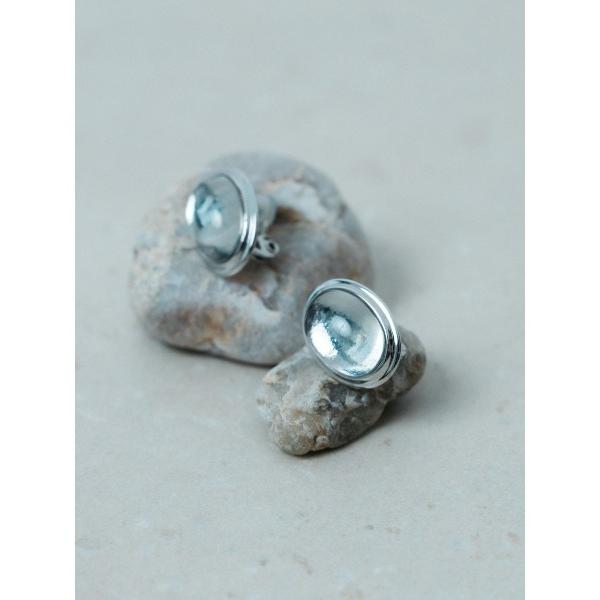 イヤリング 「ROOM.THE.ROOM」Cabochon oval earrings カボションオーバルイヤリング レディース