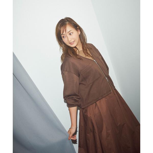 ワンピース 夏 藤本美貴 × FREAK'S STORE/フリークスストア 「セットアイテム」ボンディングカーデ ワンピースセット