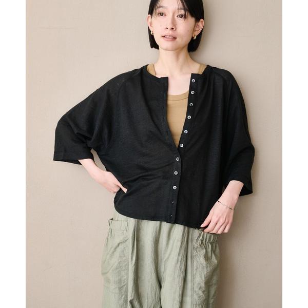 tシャツ 「KHA:KI / カーキ」リネン11Bカーディガン レディース