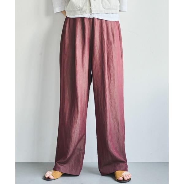 ワイドパンツ パンツ 「KHA:KI / カーキ」2タックイージーパンツ レディース