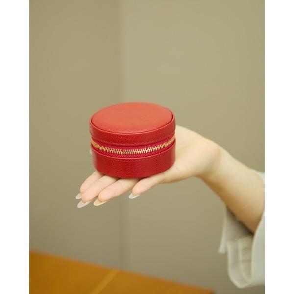 収納 ラウンドトラベルジュエリーケース