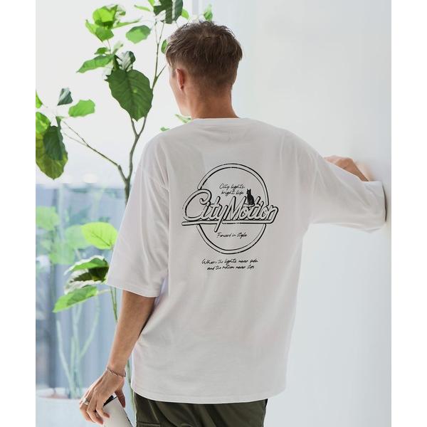 スマホショルダー tシャツ 「ZERO STAIN/ゼロステイン」汗染みの目立ちにくいTシャツ ZEROSTAIN ロゴ アニマル バックプリント オーバーサイズTシャツ 防…