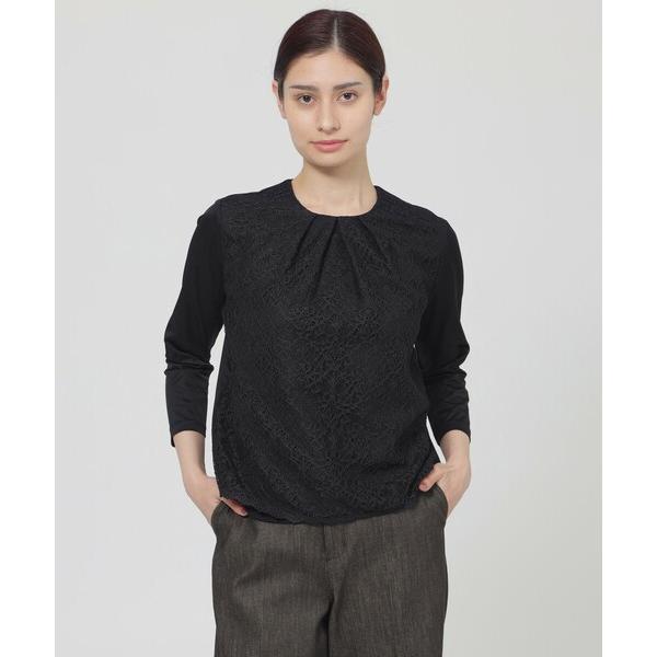 tシャツ 「Nikkei Magazine掲載」「ウォッシャブル」ドレスジャージ　プルオーバー レディース