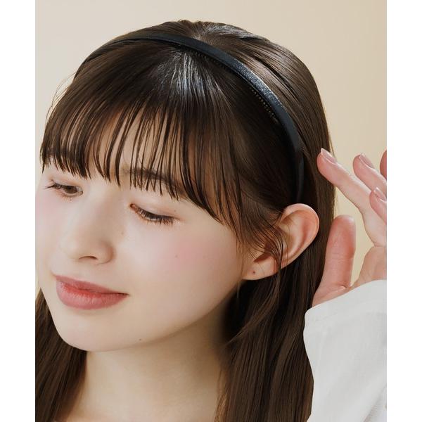 カチューシャ 「LA MUE」合皮 スリム カチューシャ