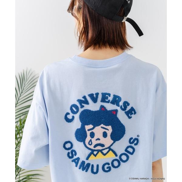 tシャツ 半袖 「CONVERSE/コンバース」「着るだけでコーディネートの主役に！」CONVERSE×OSAMUGOODS 天竺 BETTY サガラ刺繍Ｔシャツ キャラクター カジュ…