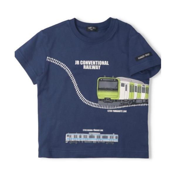 tシャツ JR山手線京浜東北線電車プリント半袖Tシャツ キッズ 子供服 男の子