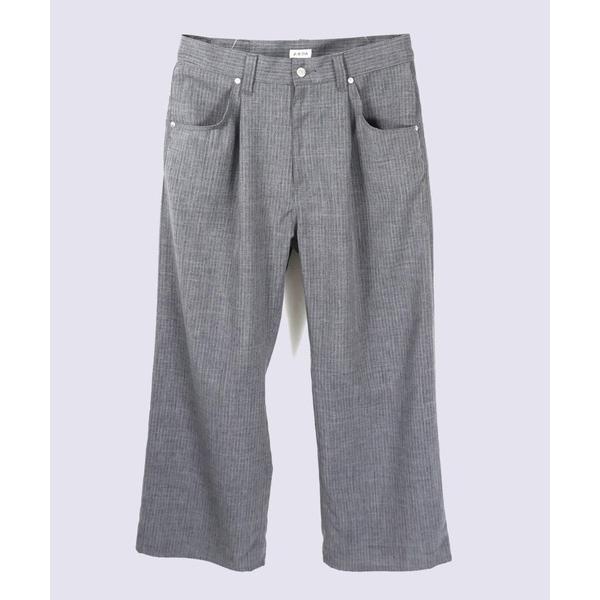 スラックス 「Jieda/ジエダ」STRIPE WIDE ONE TUCK PANTS メンズ