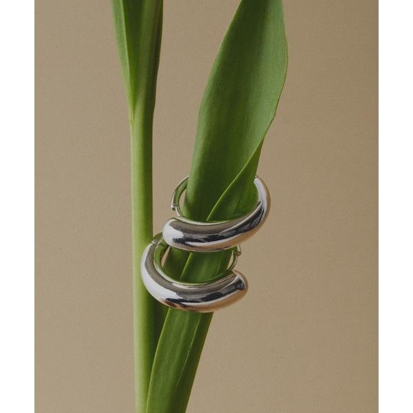 アレルギー対応 ピアス 「Nothing And Others/ナッシングアンドアザーズ」Teardrop-Shaped Hoop Pierce レディース メンズ