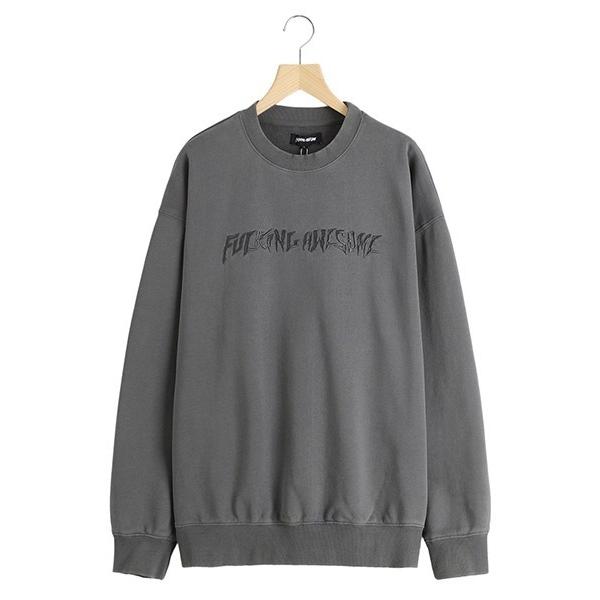 トレーナー スウェット FUCKING AWESOME / ファッキンオーサム：Distressed Stamp Crew：FA-DSC「WAX」 メンズ