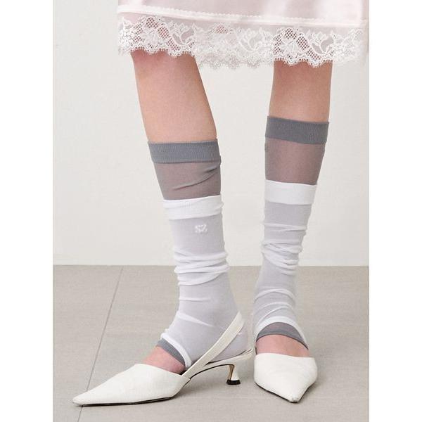 靴下 Toeless Sheer Socks/トゥーレスシアーソックス レディース