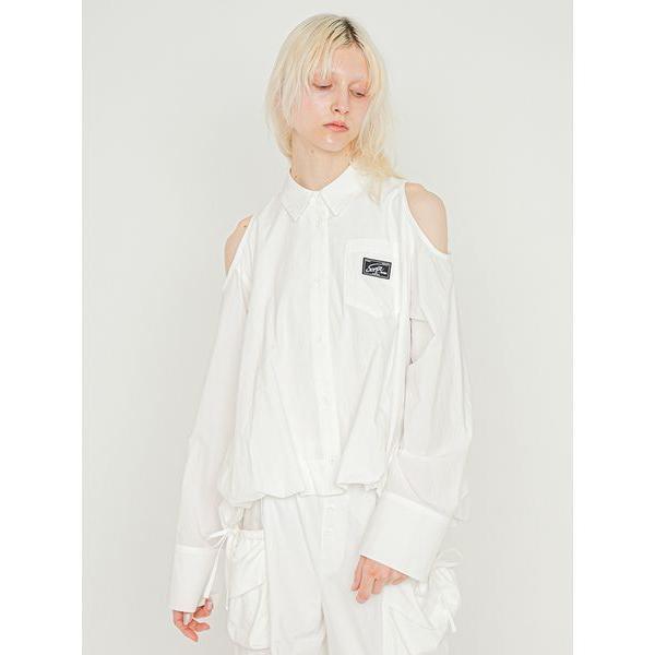 ブラウス シャツ Cut Out Balloon Shirt/カットアウトバルーンシャツ レディース