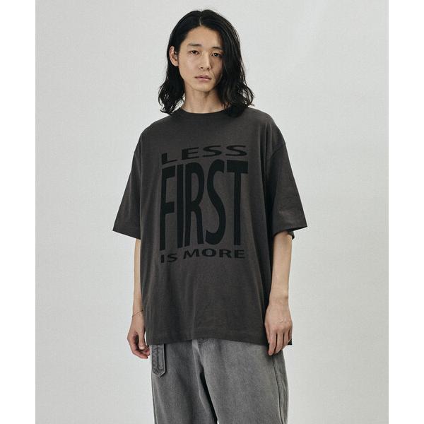 tシャツ Firsthand/ファーストハンド 6オンス フロントロゴプリント クルーネックTシャツ / プリントTシャツ PRINT BIG FIRST メンズ