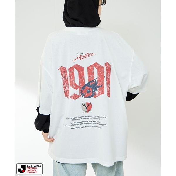 tシャツ J.LEAGUE「鹿島アントラーズ/ KASHIMA ANTLERS」サポーターズデザインTシャツ Jリーグ レディース メンズ