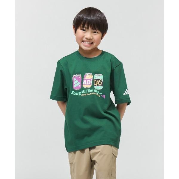 アディダス adidas tシャツ 「別注」アディダス adidas ドリンク グラフィック サマー Tシャツ 限定コラボ キッズ 子供服 男の子 女の子