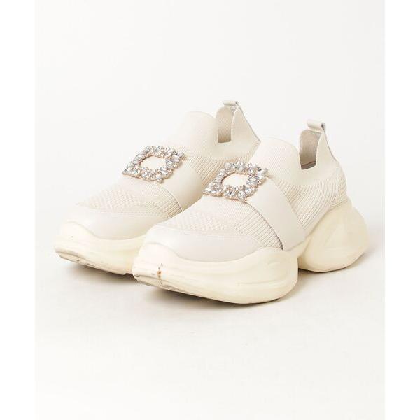 「Lace Ladies」 スリッポン  25 ホワイト レディース