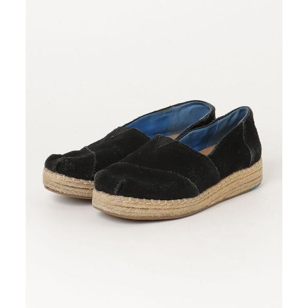 「TOMS」 スリッポン 23cm ブラック レディース