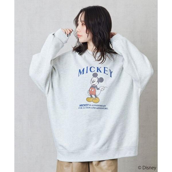 「FREAK'S STORE」 スウェットカットソー「Disneyコラボ」 LARGE グレー メンズ