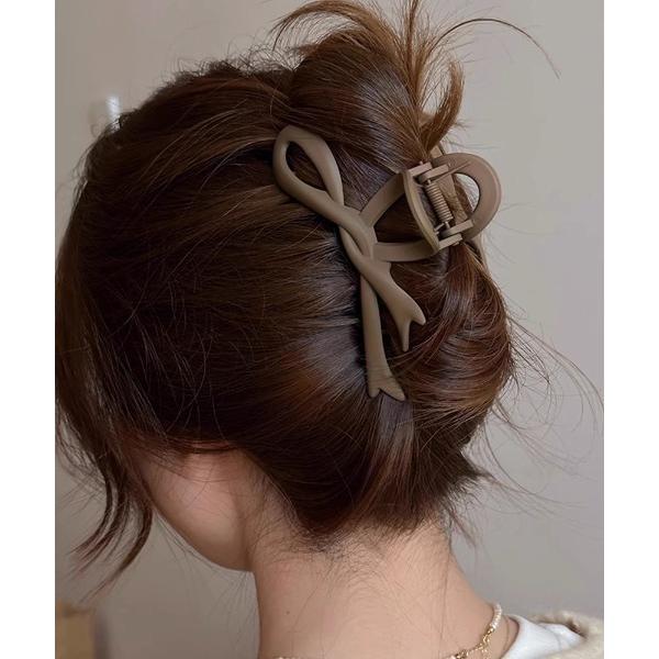 ヘアクリップ シンプルリボン ヘアクリップ