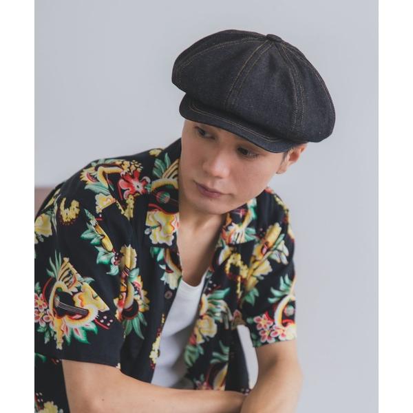 帽子 キャスケット メンズ デニムダービーキャスケット / 2WAY・サイズ調整可能（M/XL) メンズ レディース